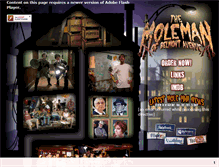 Tablet Screenshot of molemanmovie.com